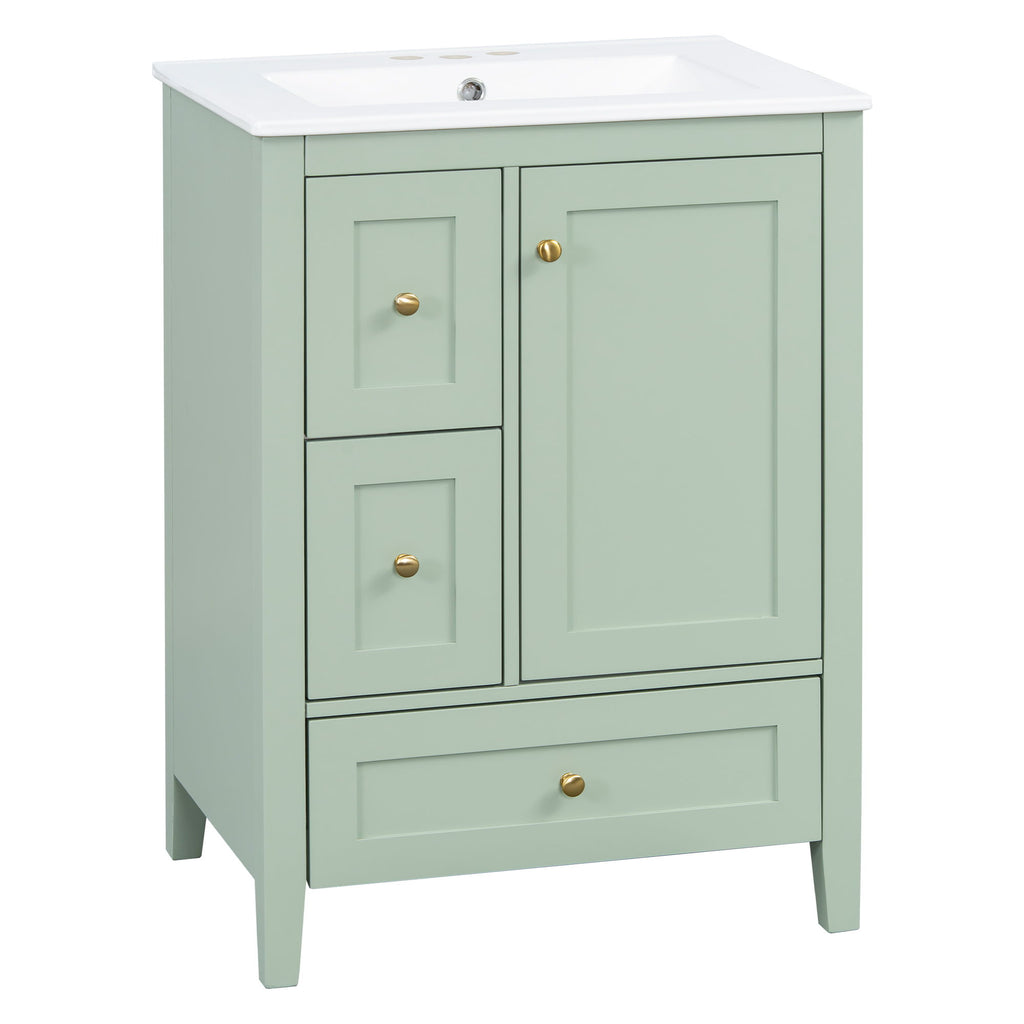 Bathroom Vanity With Storage, Removable Dividers