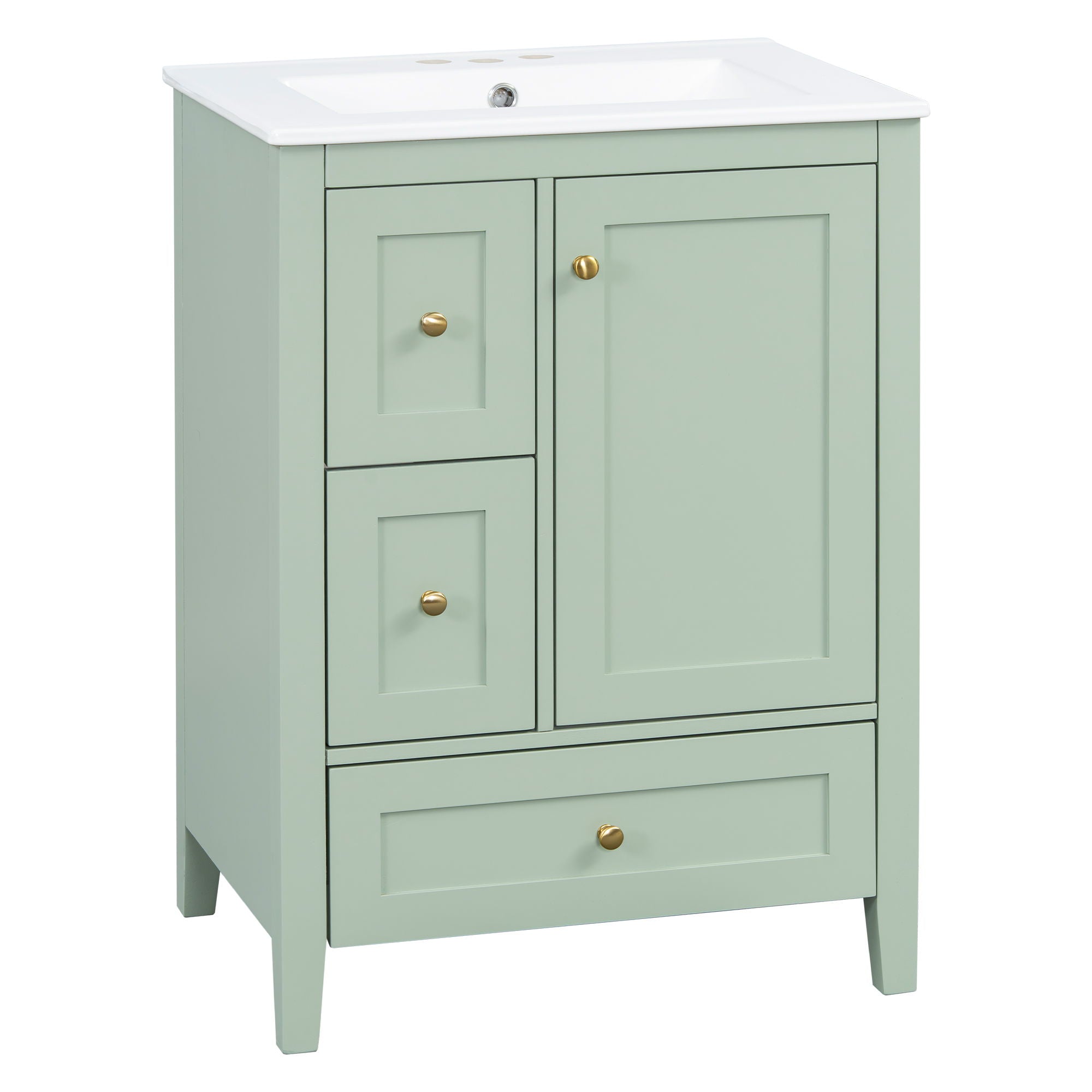 Bathroom Vanity With Storage, Removable Dividers