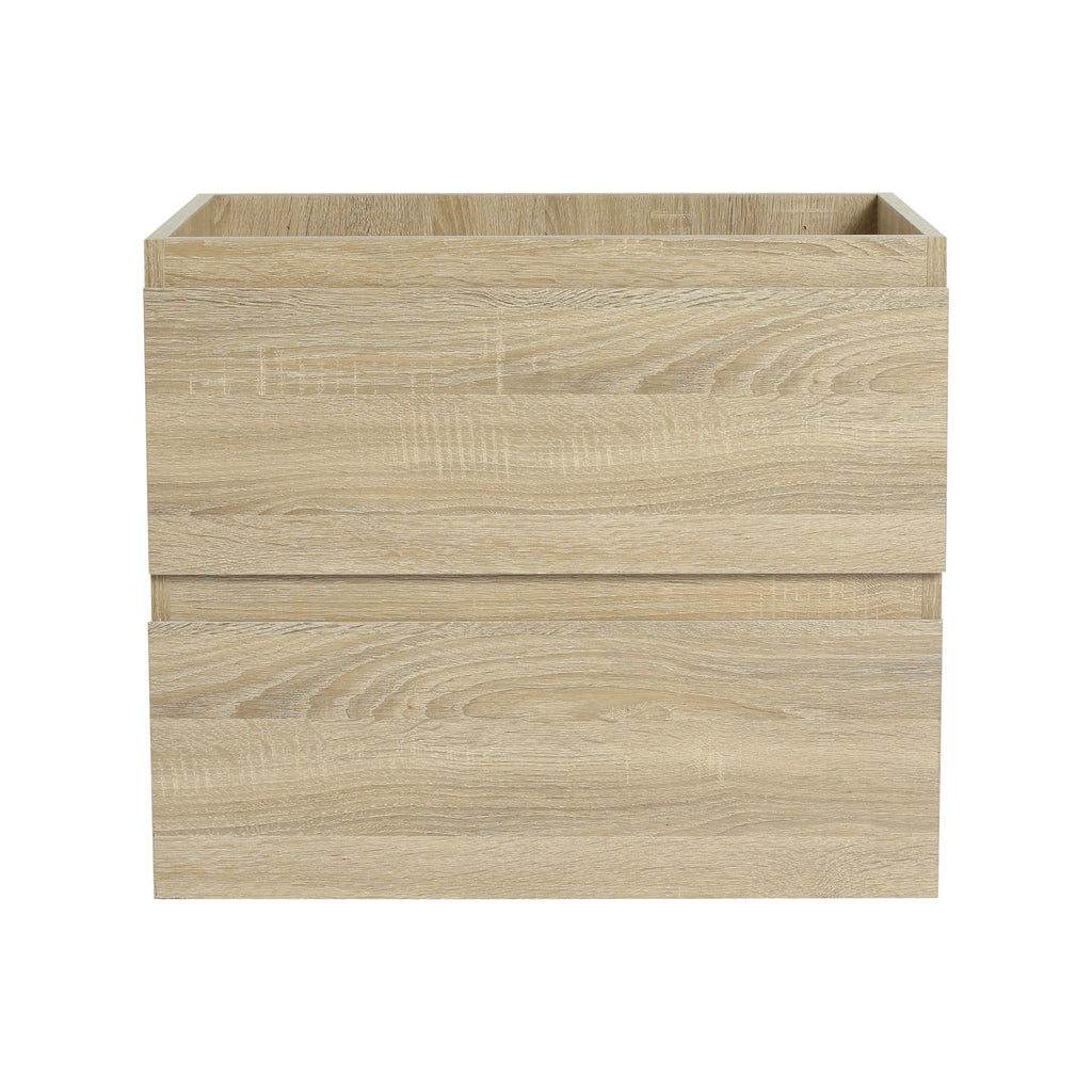 Wall Mounted Bathroom Vanity And Sink, 2 Soft Close Drawers