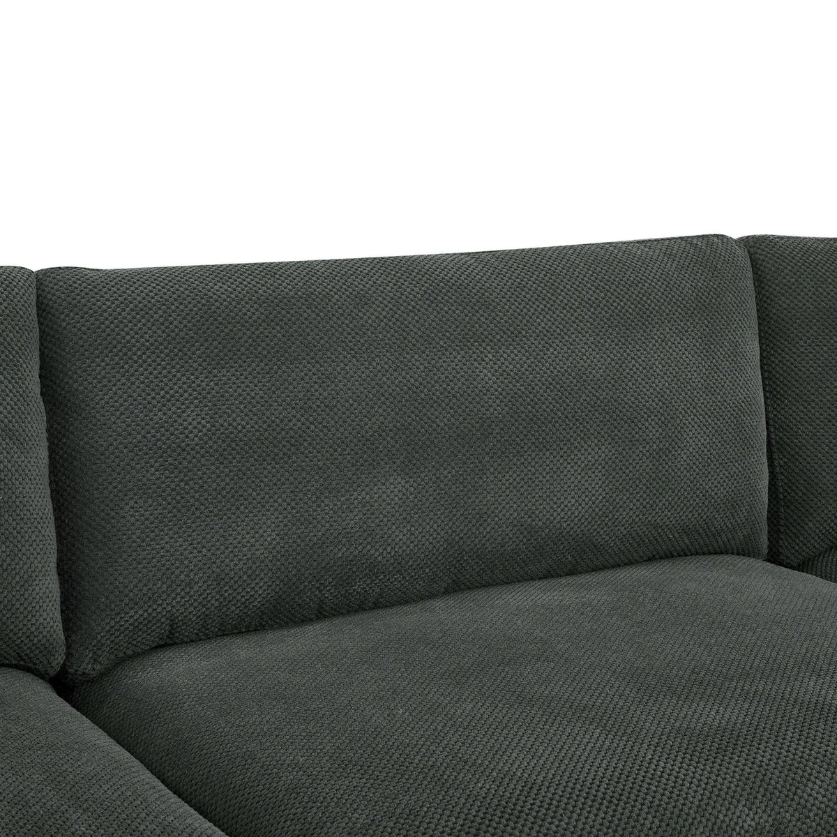 Custom Configuration Modular Sectional With Toss Pillows