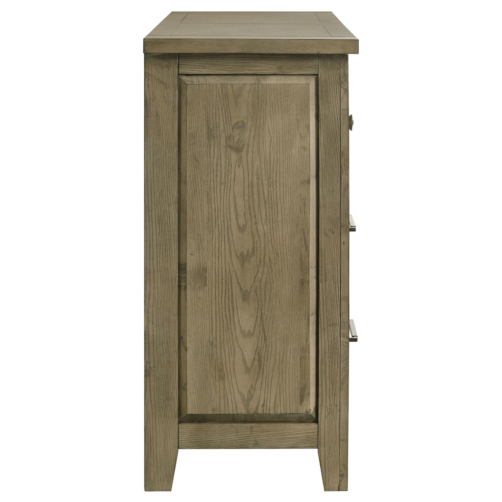 Pelton - 6 Drawer Dresser - Oak