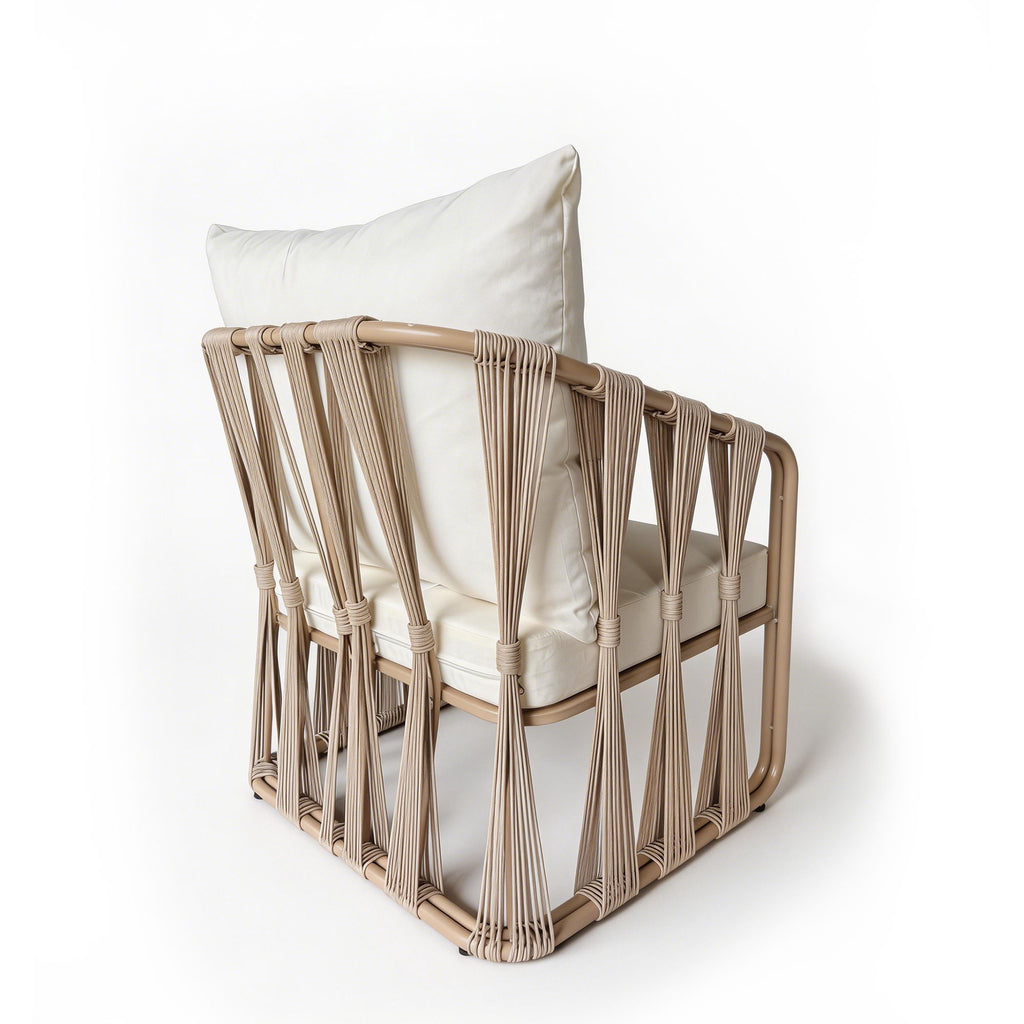 Chair With Cushion (Set of 2) - Beige