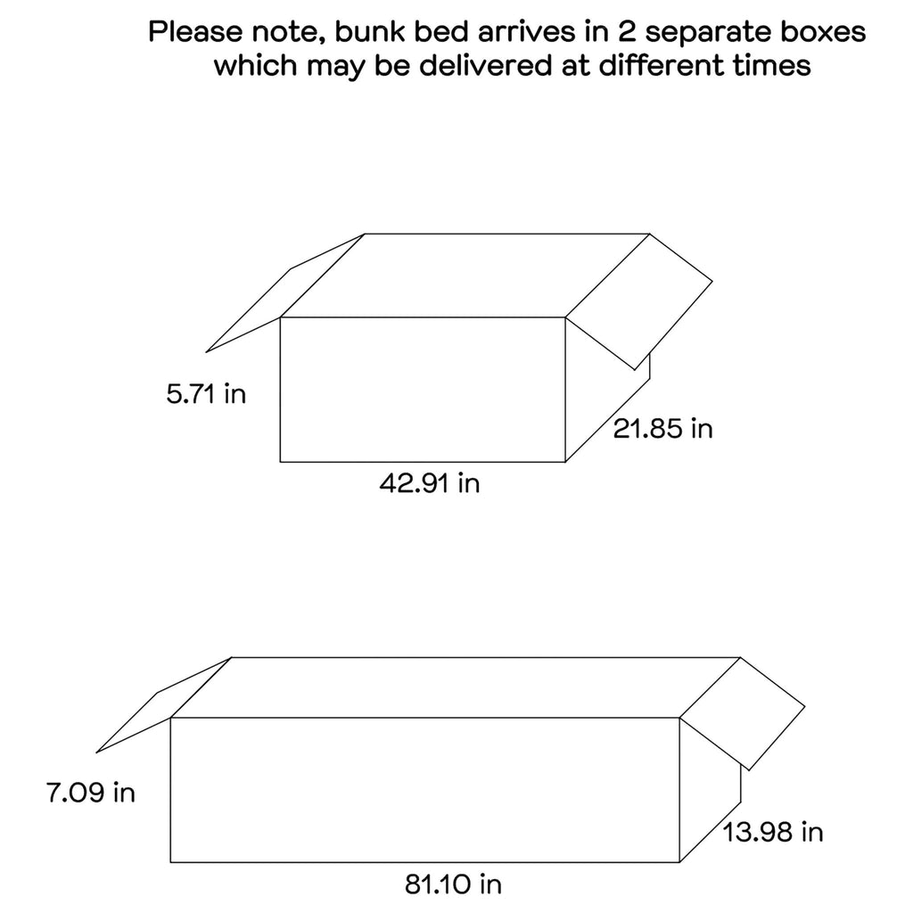 Shasta - Twin Over Twin Bunk Bed With 2 Twin Mattresses - Brown