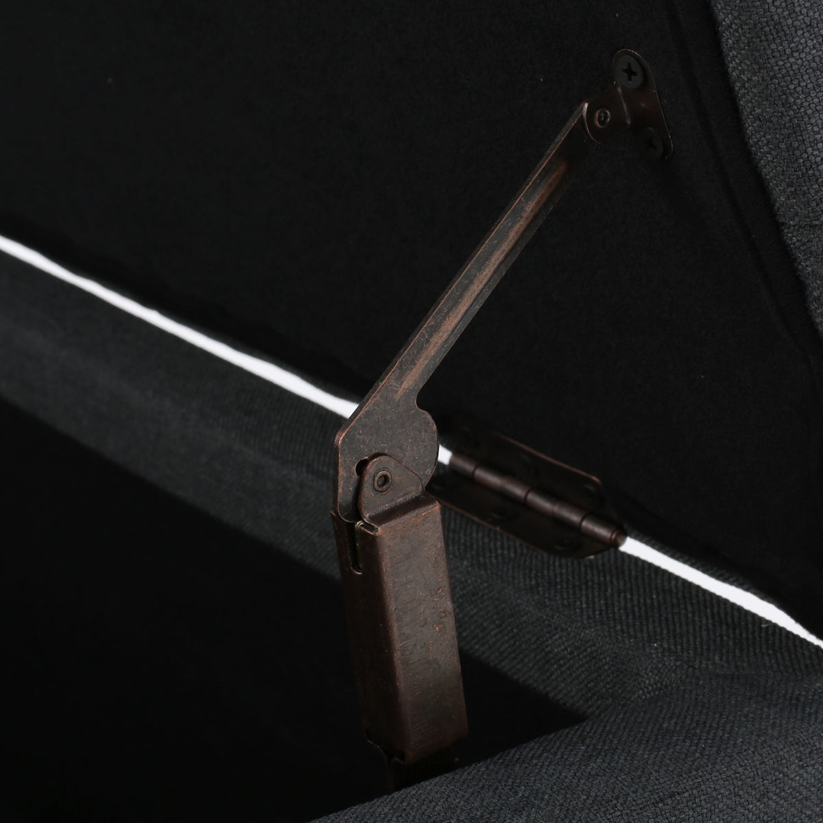 Glouster - Contemporary Storage Ottoman With Button Tufted Design