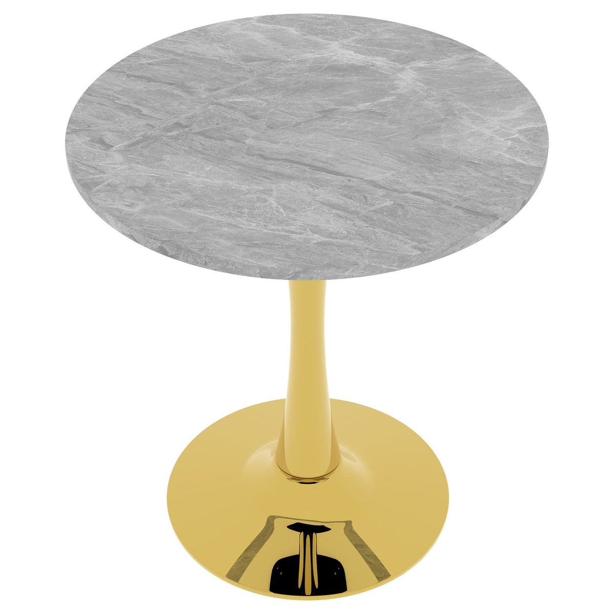 Coffee Table With Round Top For Living Rooms - Golden