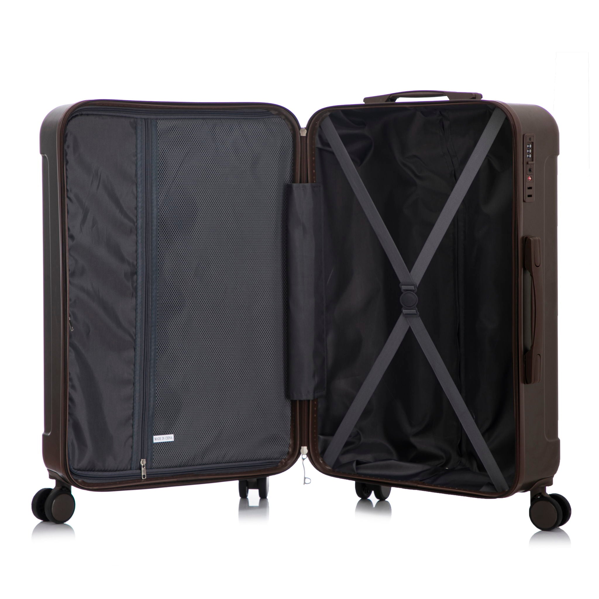 Spinner Luggage Set 20" / 24"/ 28", Lightweight Hard Shell With 360° Silent Wheels