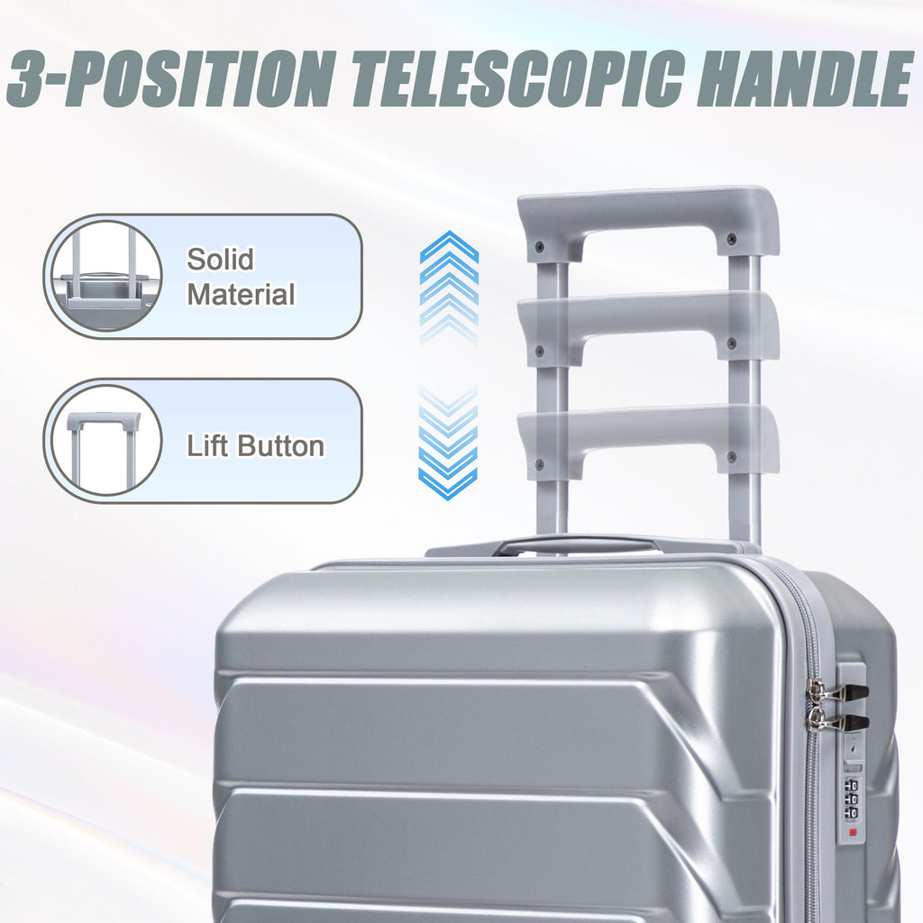 Spinner Luggage Set With Combination Lock