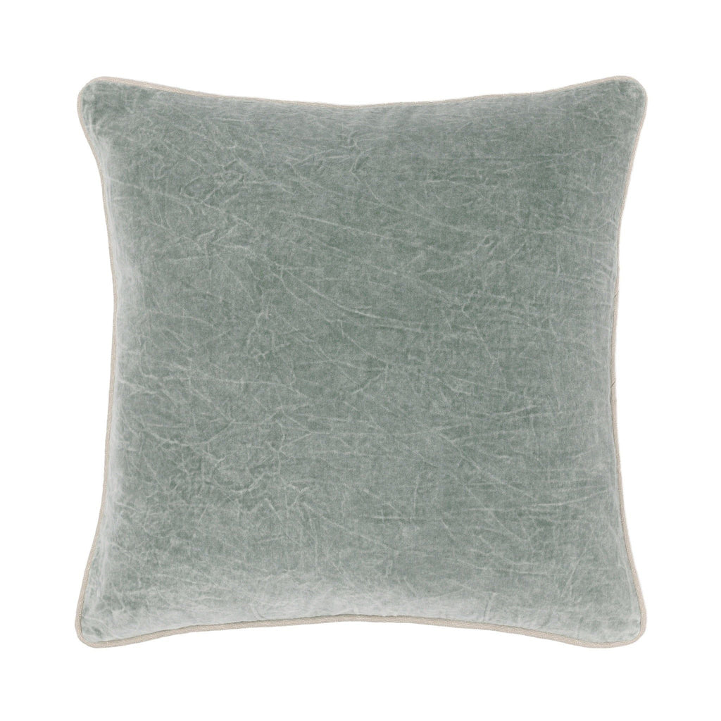 Heirloom Velvet - SLD Pillow - Bay Green