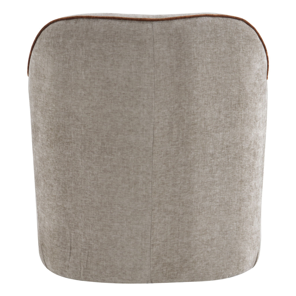360° Swivel Accent Chair With Flared Arms