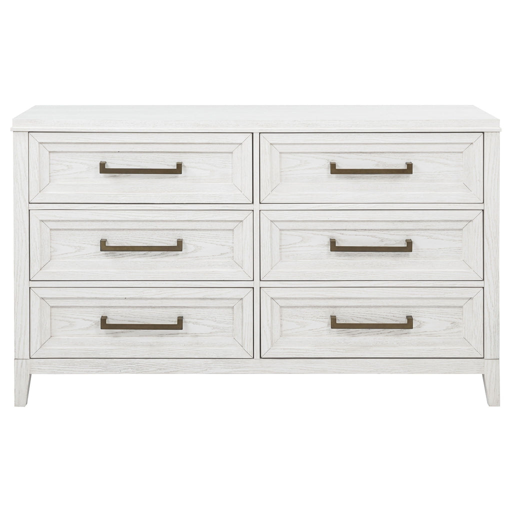 Inverness - 6 Drawer Bedroom Dresser - White