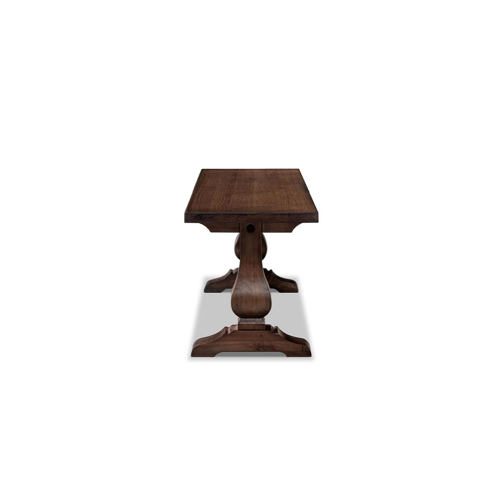 Whitmore - Trestle Dining Bench - Dark Brown