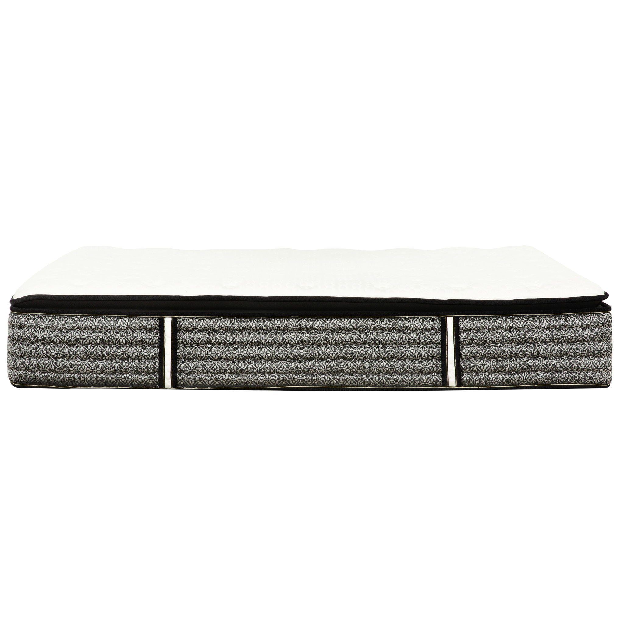 14" Premium Pocket Coil Hybrid Mattress With Gel Memory Foam, Super Plush - Gray / White - King