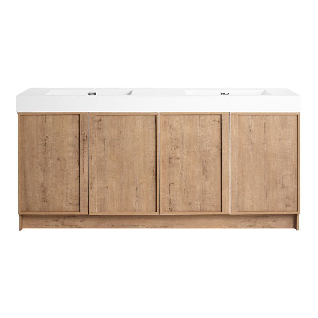 Freestanding Bathroom Vanity With Sink, Soft Close Doors
