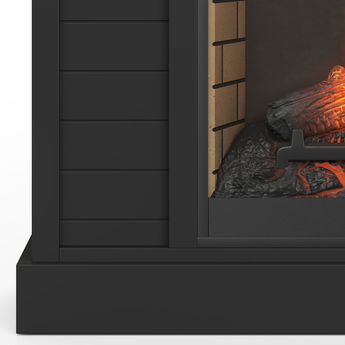 48" Fireplace With Mantel