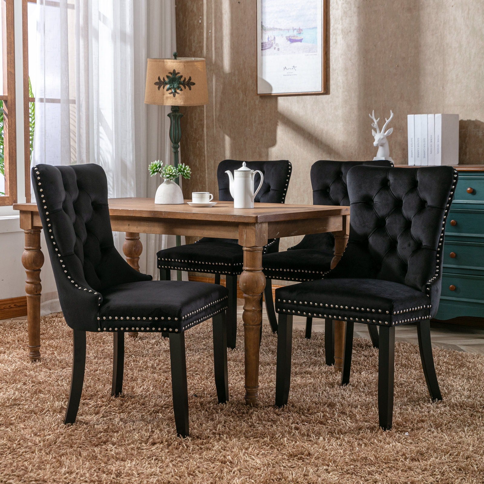 Nikki - High-End Tufted Dining Chair (Set of 2)