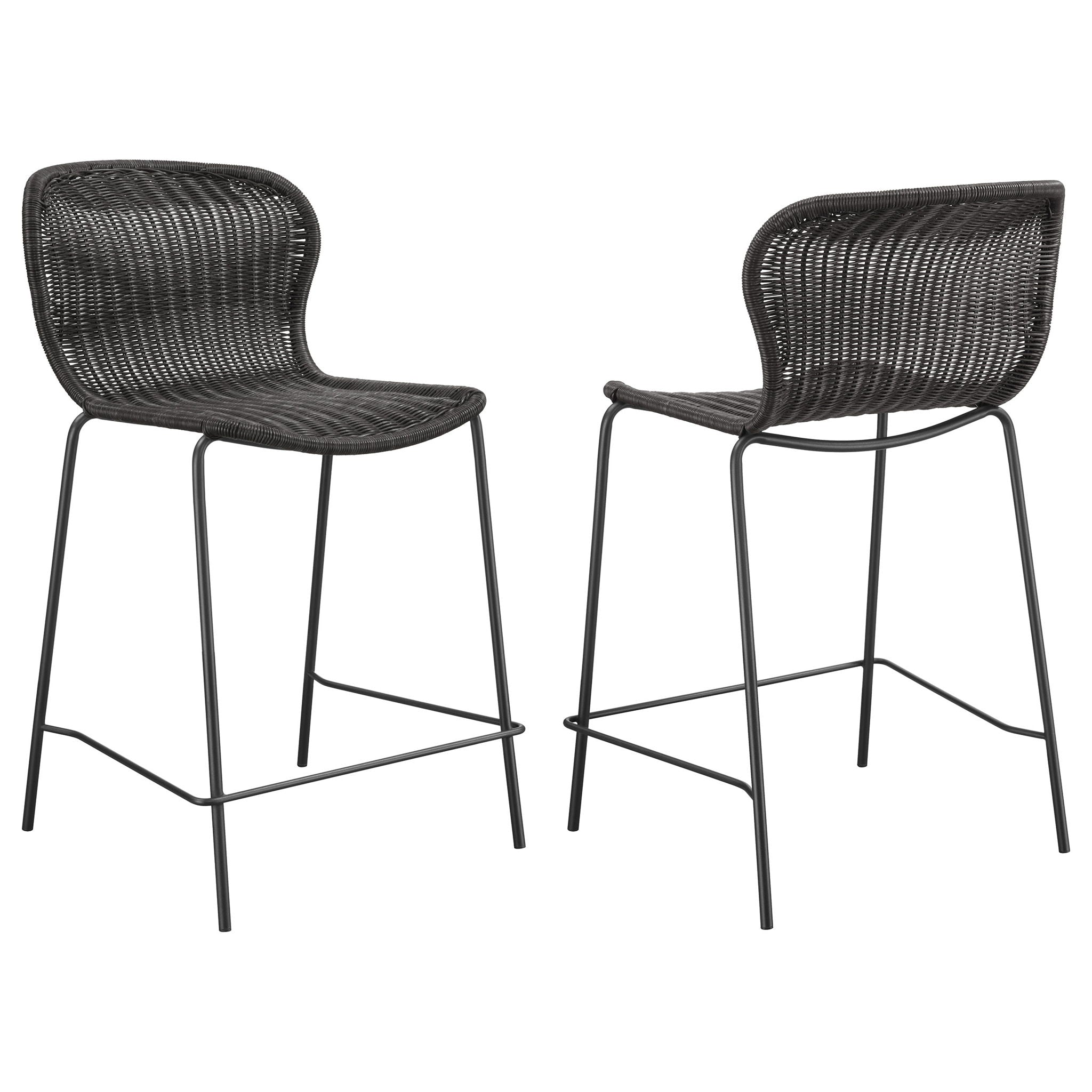Mckinley - Counter Chair (Set of 2) Seat - Brown