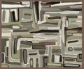 Baha - 48" x 72" Painting By Buddy Whitlock - Walnut
