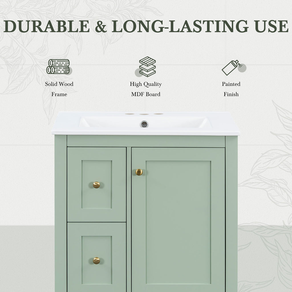 Bathroom Vanity With Storage, Removable Dividers