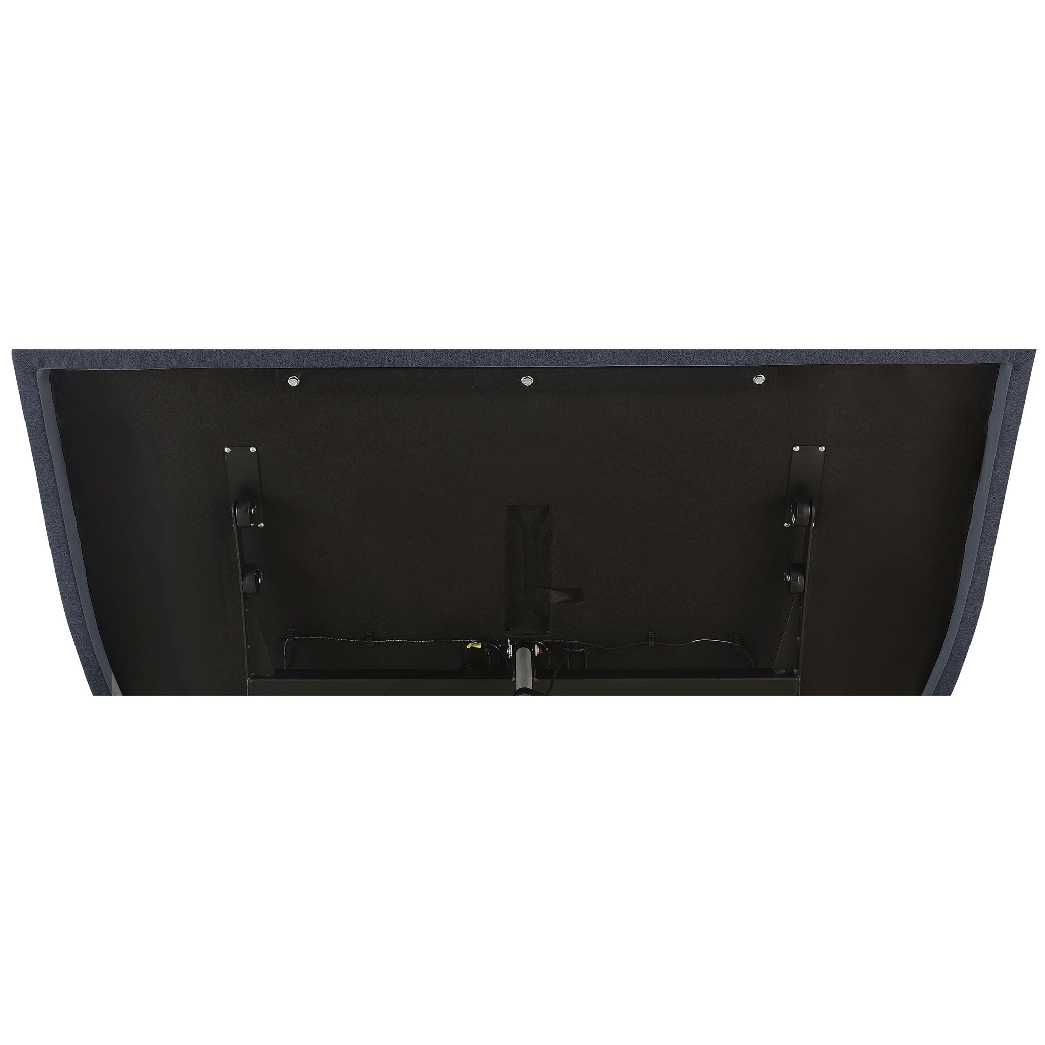 California King Adjustable Bed Base With Ergonomic Support And Wireless Remote Control - Black