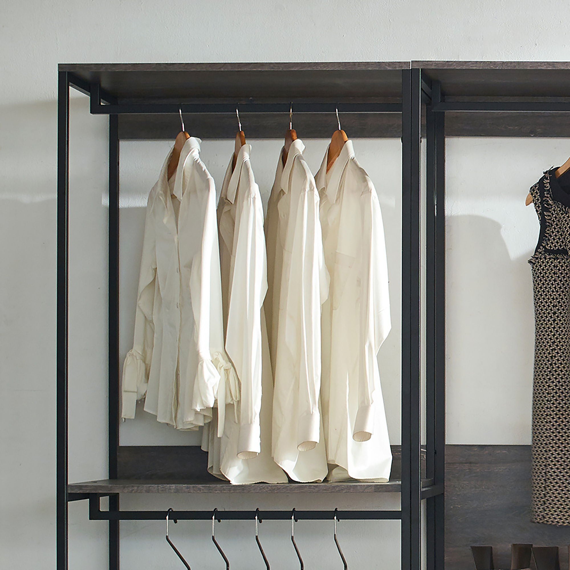 Monica - Walk-In Closet System & Modular Design - Rustic