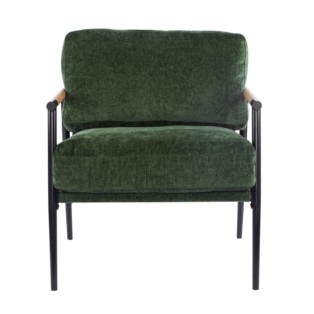 Modern Accent Chair With Cushions, Cozy Seating