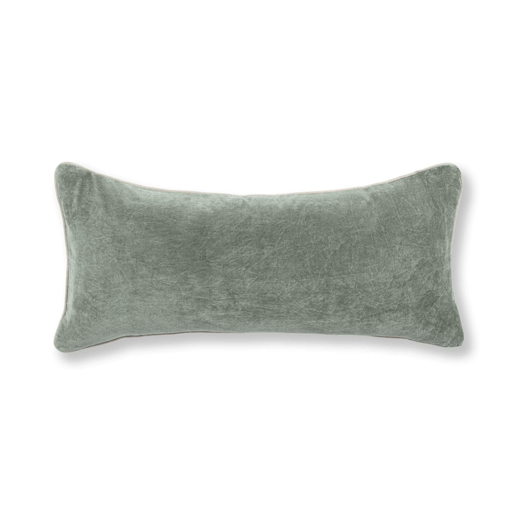 Heirloom Velvet - SLD Pillow - Bay Green
