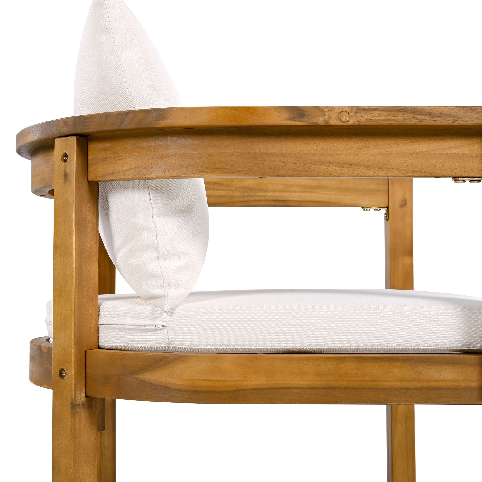 Abaco - Outdoor Acacia Wood Dining Chair (Set of 2) - Beige