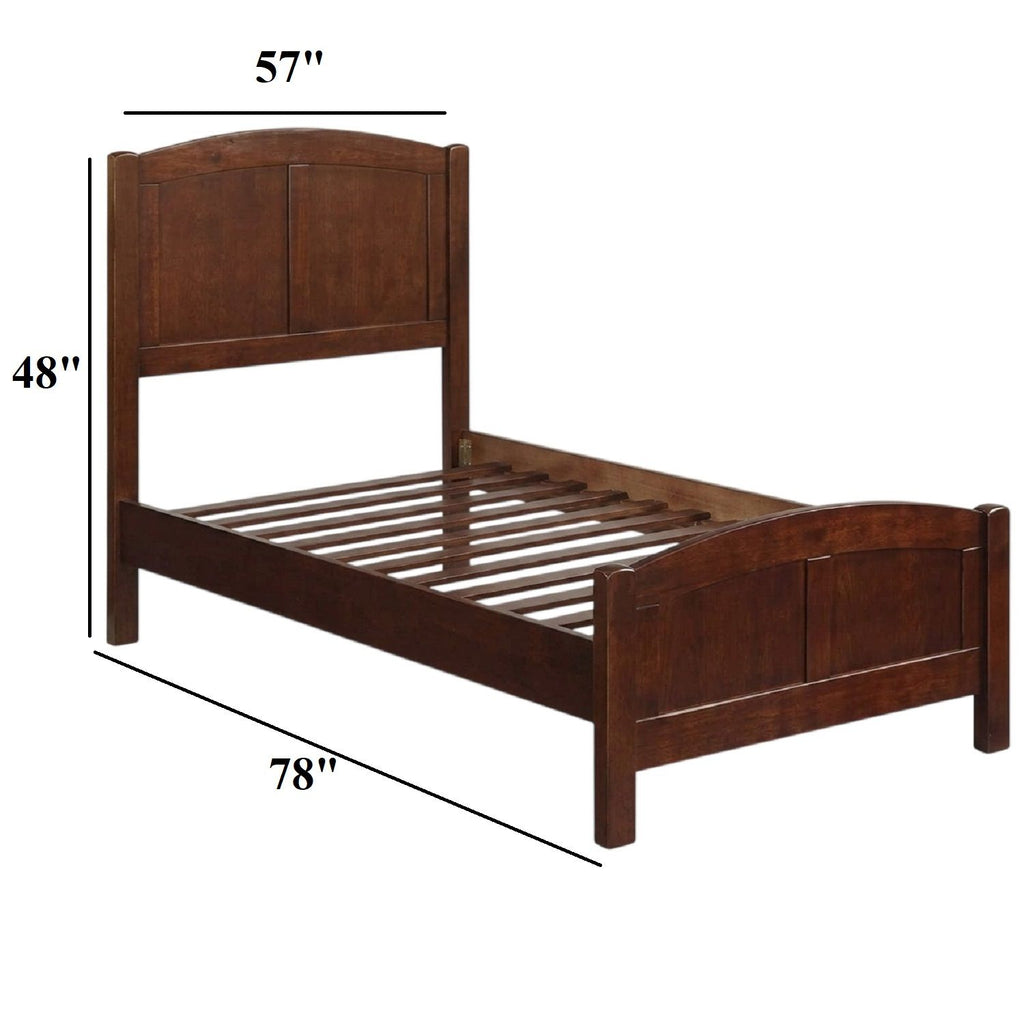 Carved Headboard Bed