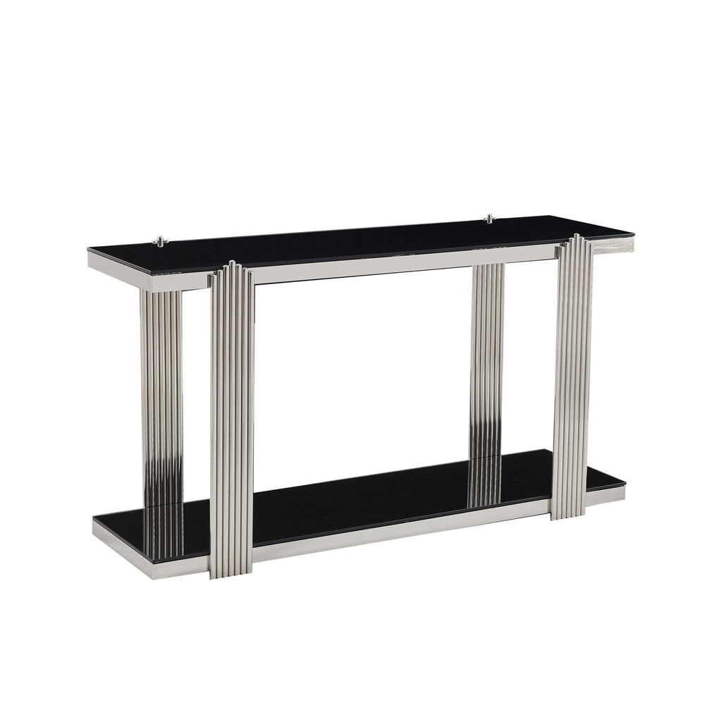 Console Table With Double Tier Storage