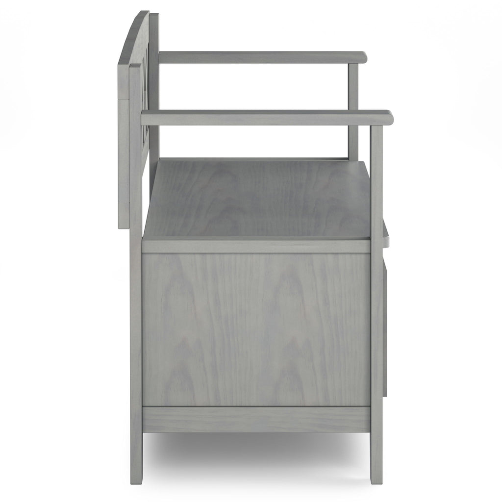 Amherst - Entryway Storage Bench - Gray