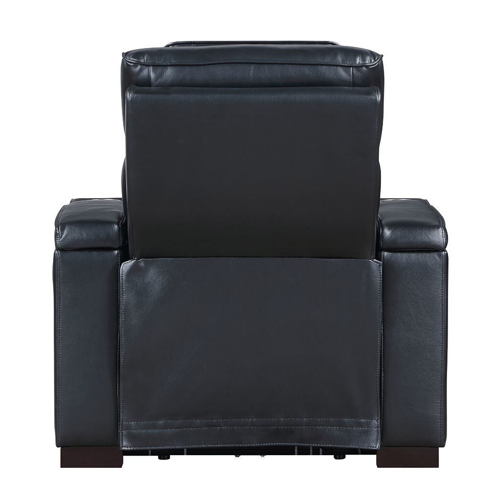 Ephron - Power Motion Recliner With Power Headrest & LED - Black