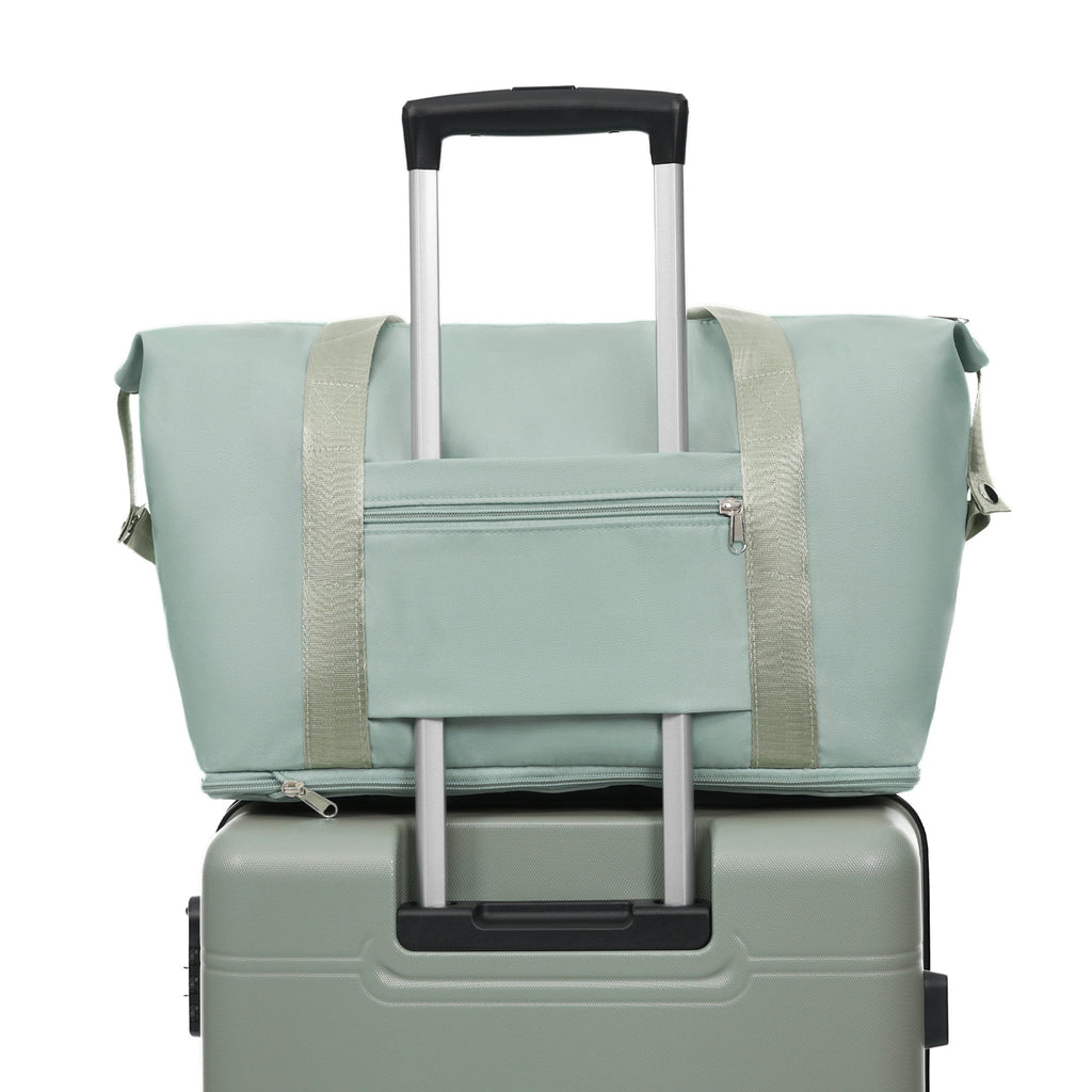 6 Piece Lightweight Hardshell Luggage Set With Double Spinner Wheels, Password Lock