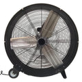 Velocity Drum Fan With 2 Speed - Black