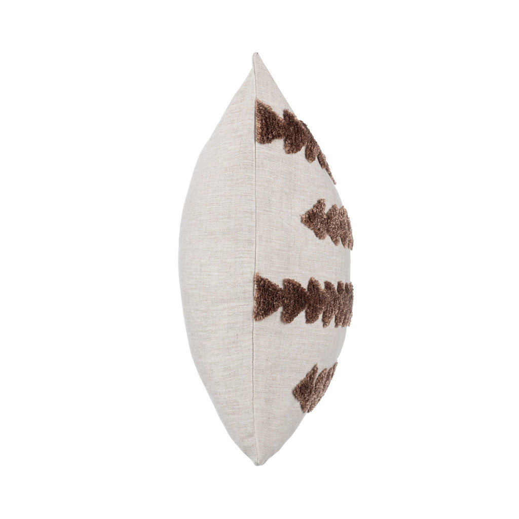 Essay - 22" x 22"Pillow - Frothed Brown