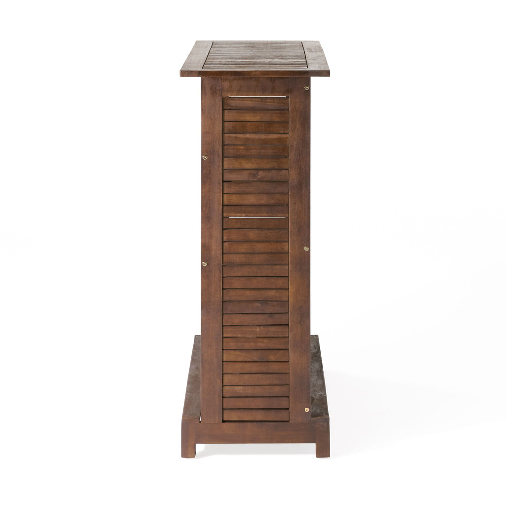 Riviera - Wood Bar Stylish Beverage Station Acacia Wood Compact - Brown