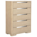 Mirador - 5 Drawer Bedroom Chest - Natural