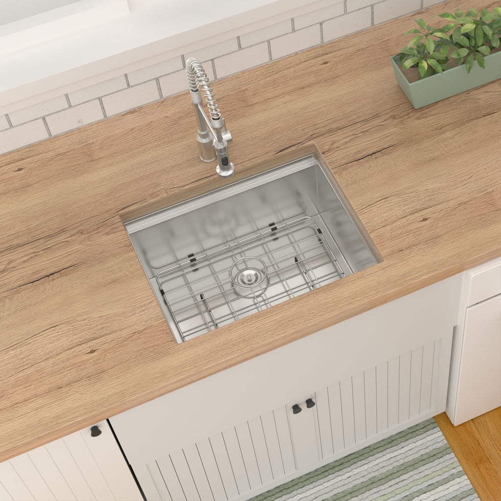 Laundry Workstation Undermount Utility Sink, Deep Single Bowl