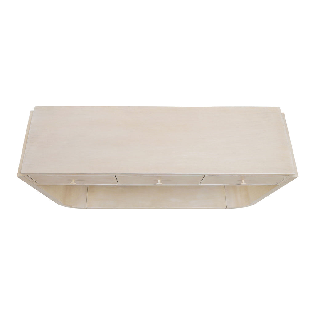 Console Table With 3 Drawers, Display Shelf