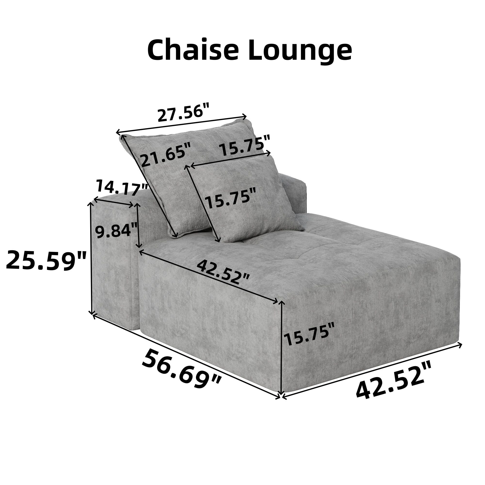 Modern Oversized Modular Sectional Sofa, Sparkling Fabric Soft Cushion Sofa With 2 Pillows