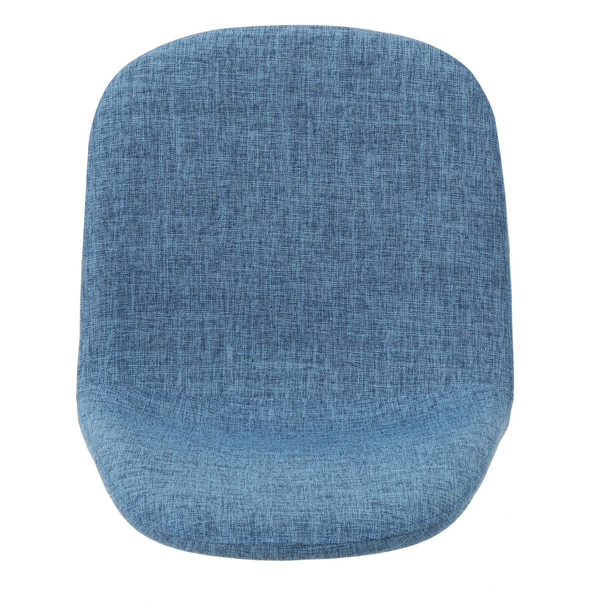 Modern Minimalist Fabric Dining Chair With Iron Legs
