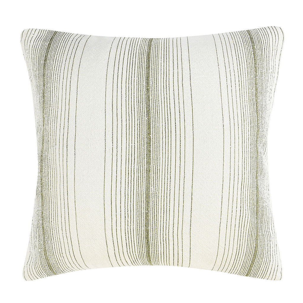Stillness - 26" x 26" ST Theta Pillow - Wheat Green