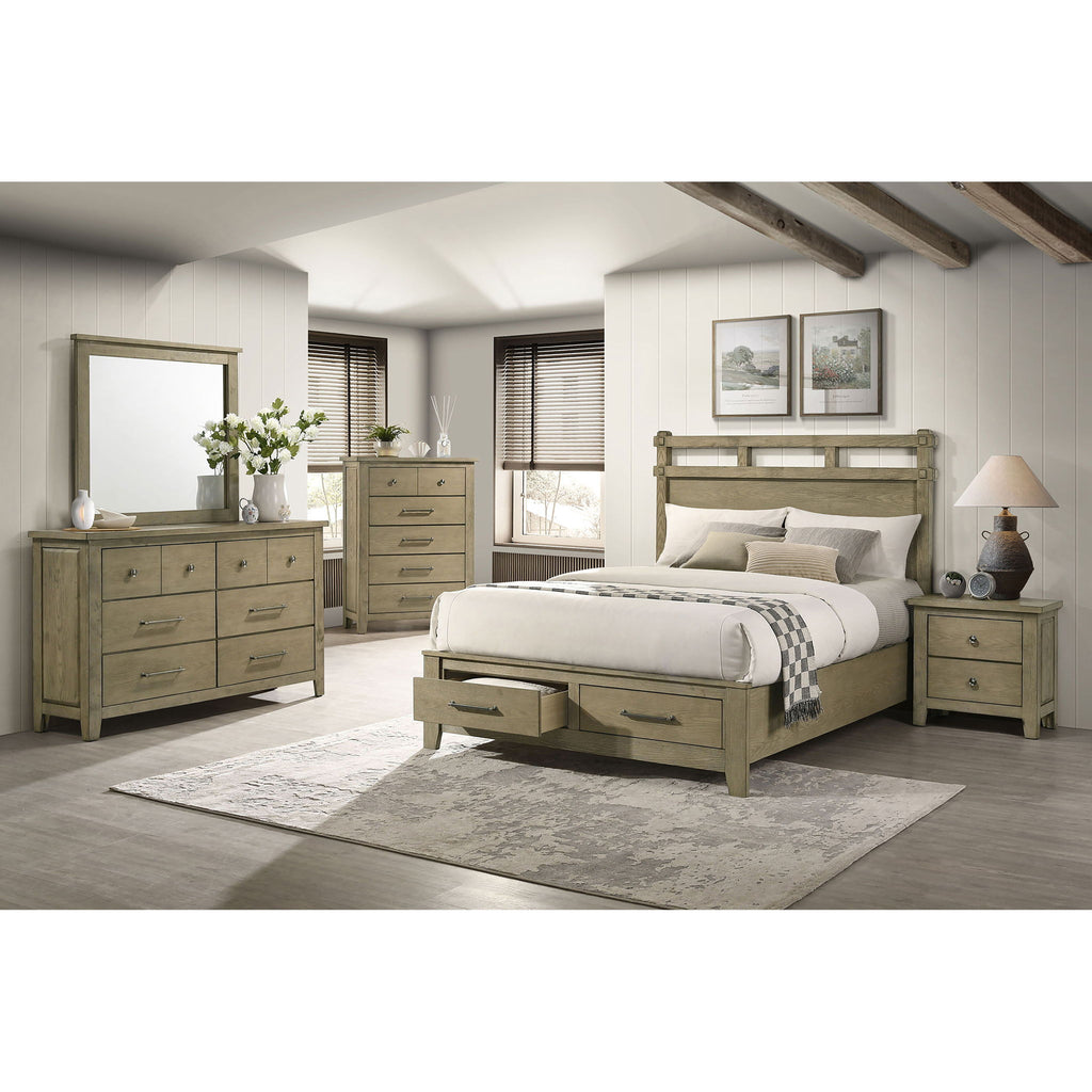 Pelton - 2 Drawer Nightstand - Oak