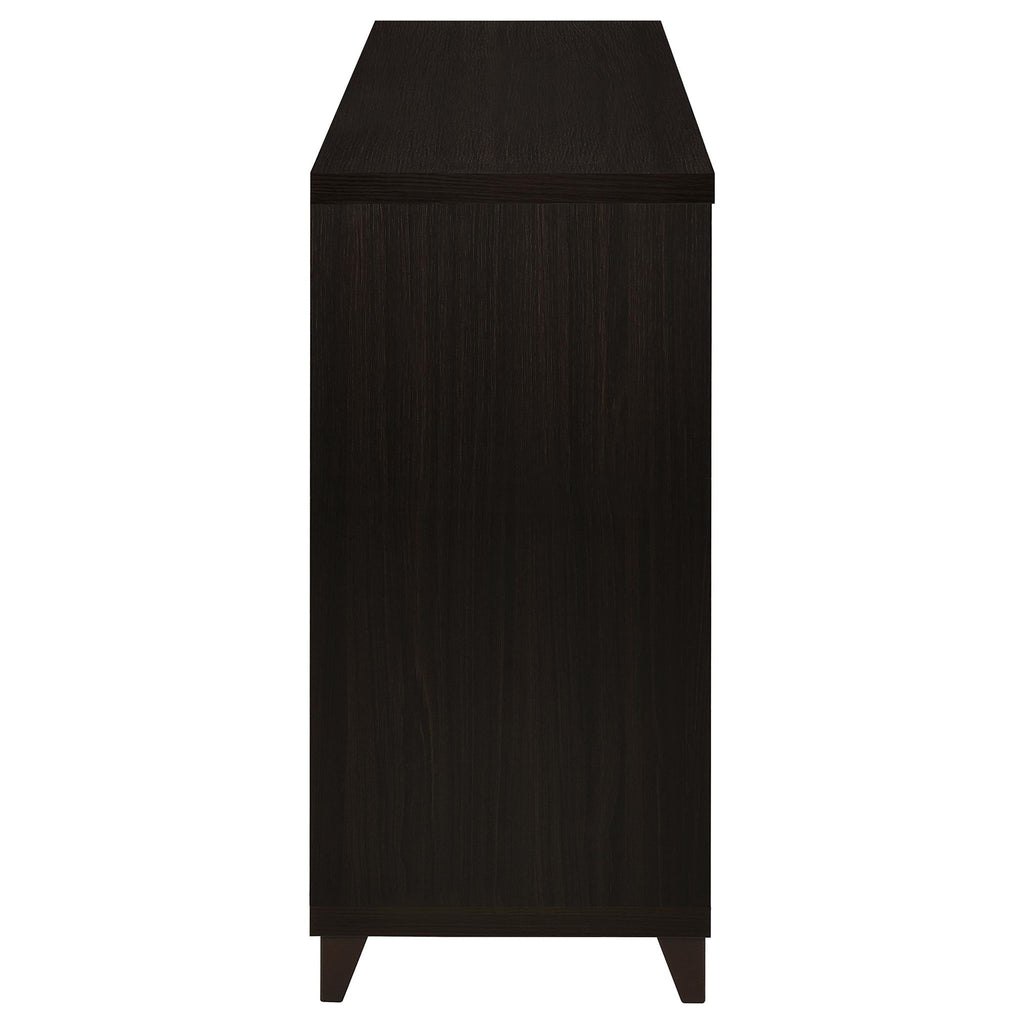 Nyler - 3 Drawer Rectangular TV Console - Cappuccino