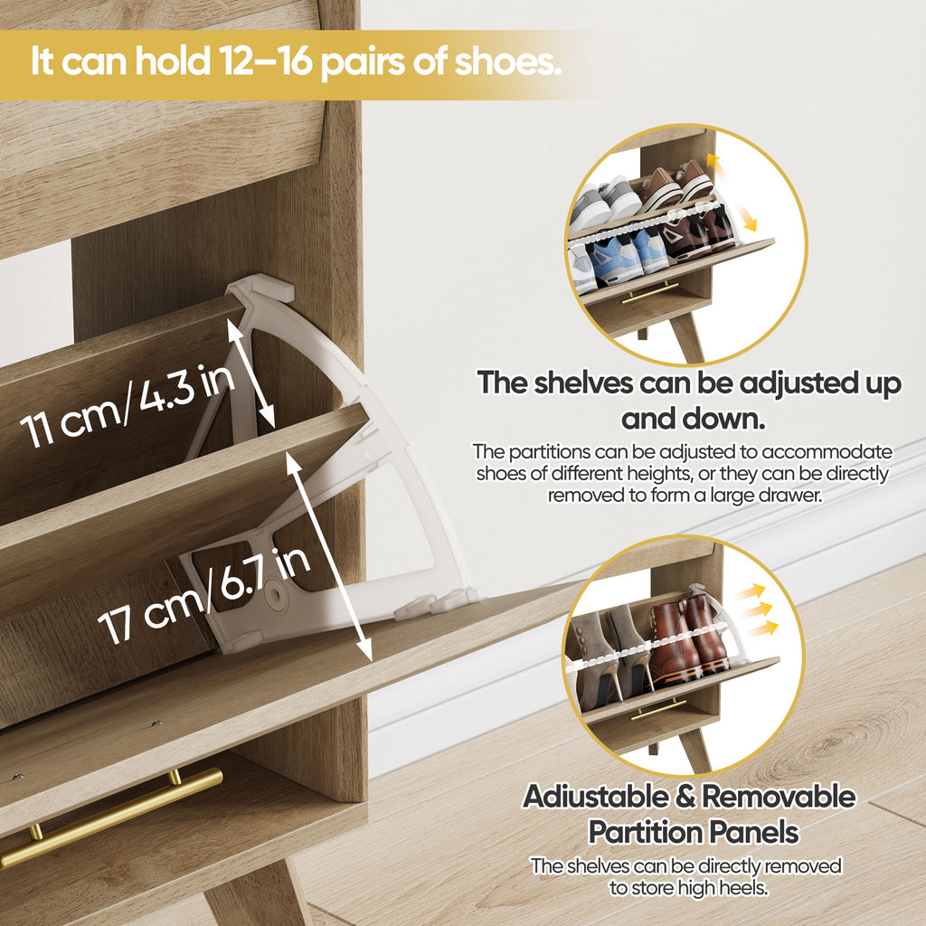 Flip Top Shoe Cabinet