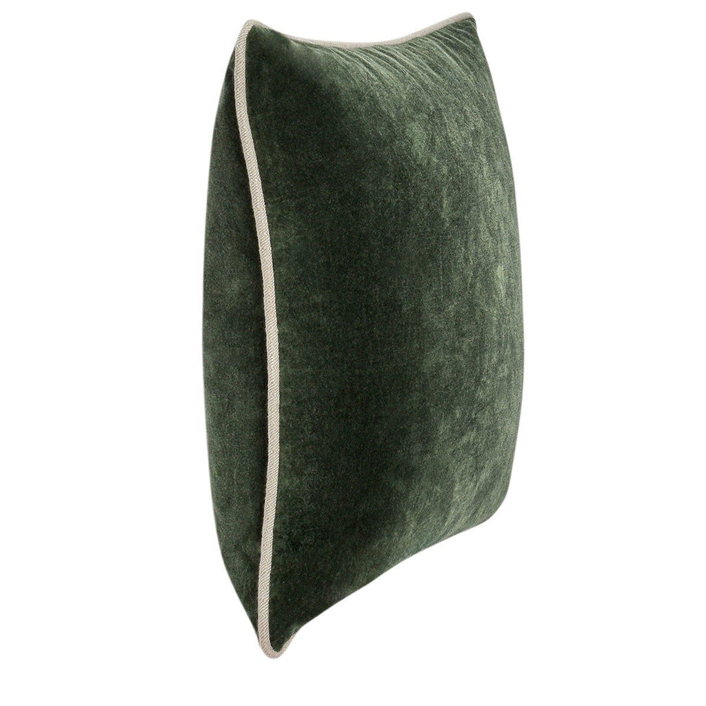 Heirloom Velvet - SLD Pillow - Forest Green