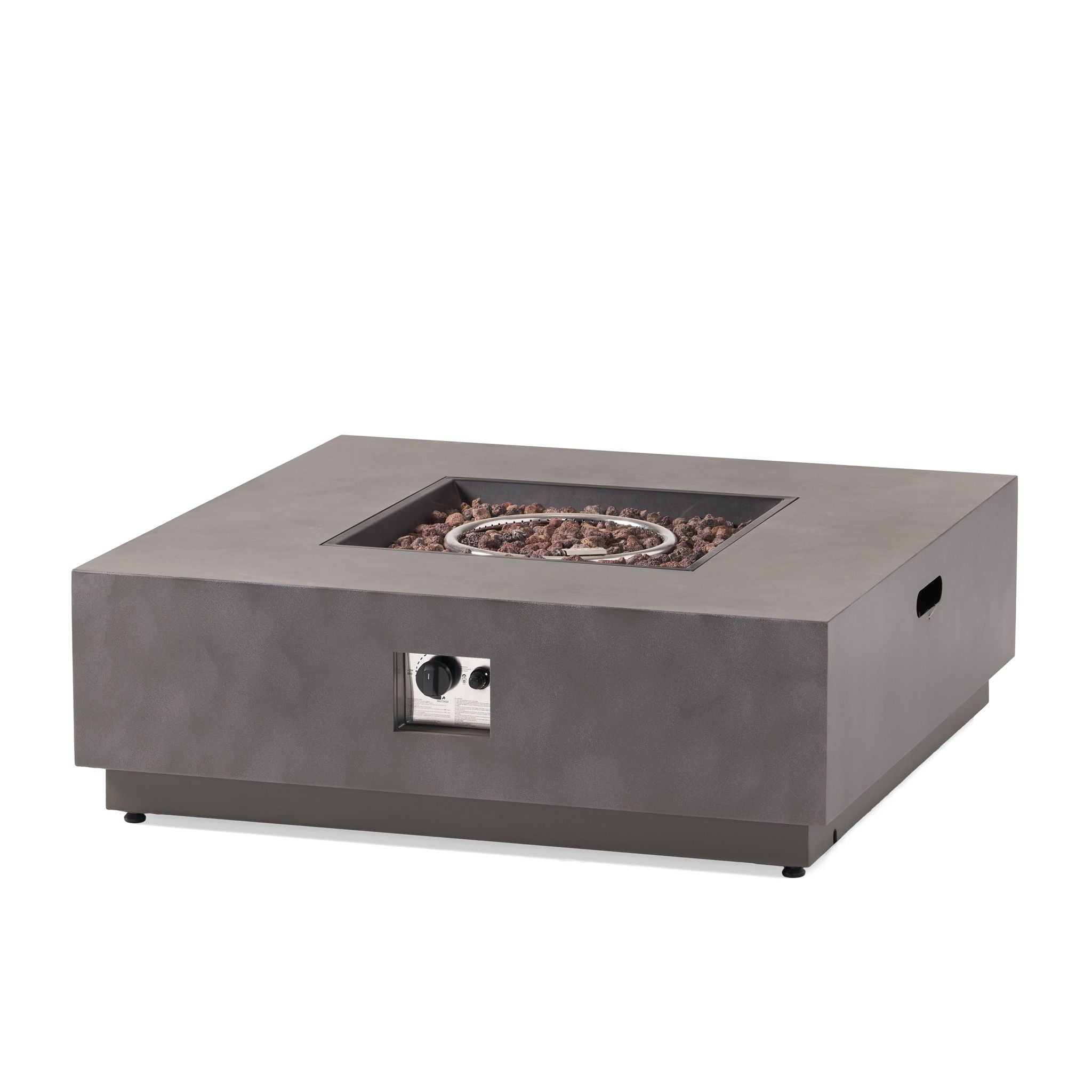 Modern Square Fire Pit With 50, 000 Btu