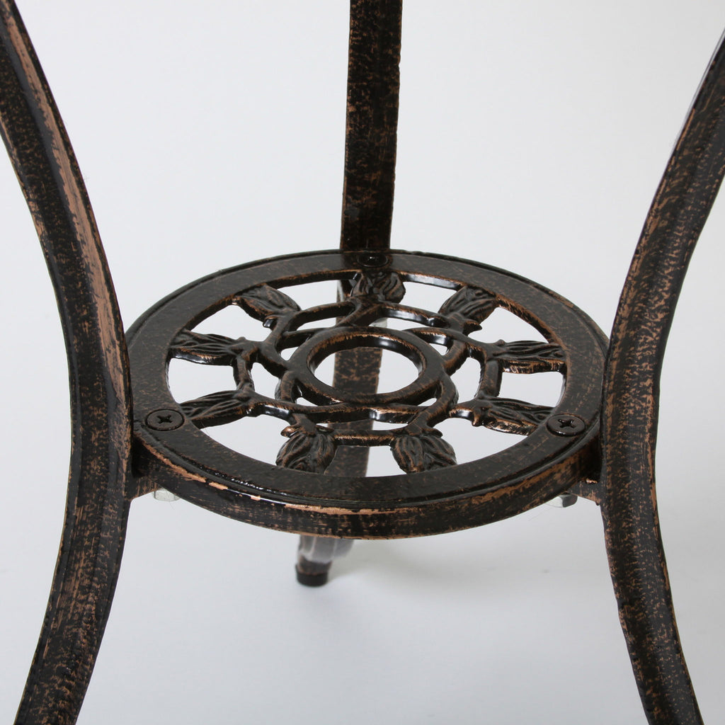Nassau - Cast 3 Pieces Bistro Set - Copper