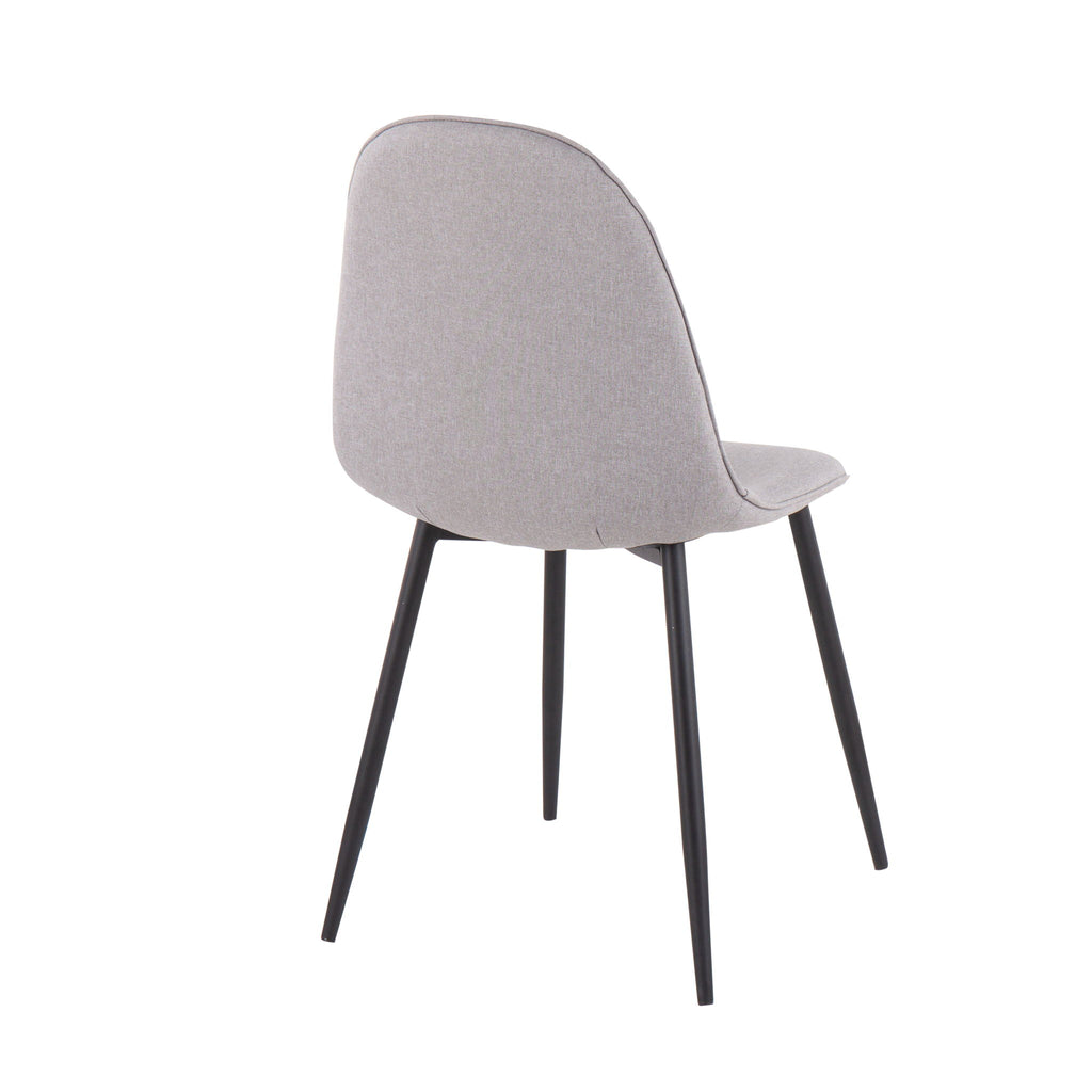 Pebble - Contemporary Chair (Set of 2) - Gray