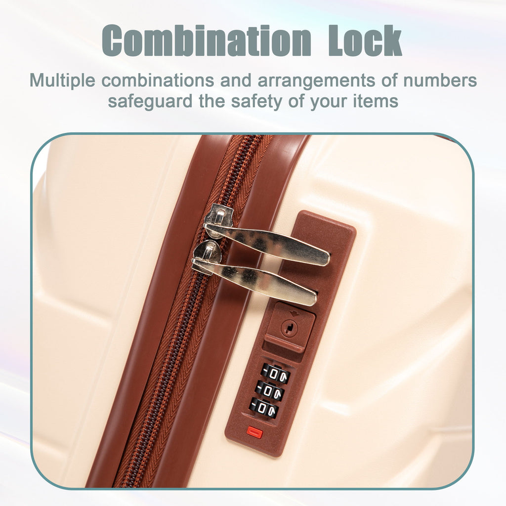 Spinner Luggage Set & Combination Lock