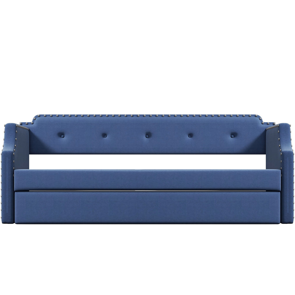 Upholstered Daybed With Trundle